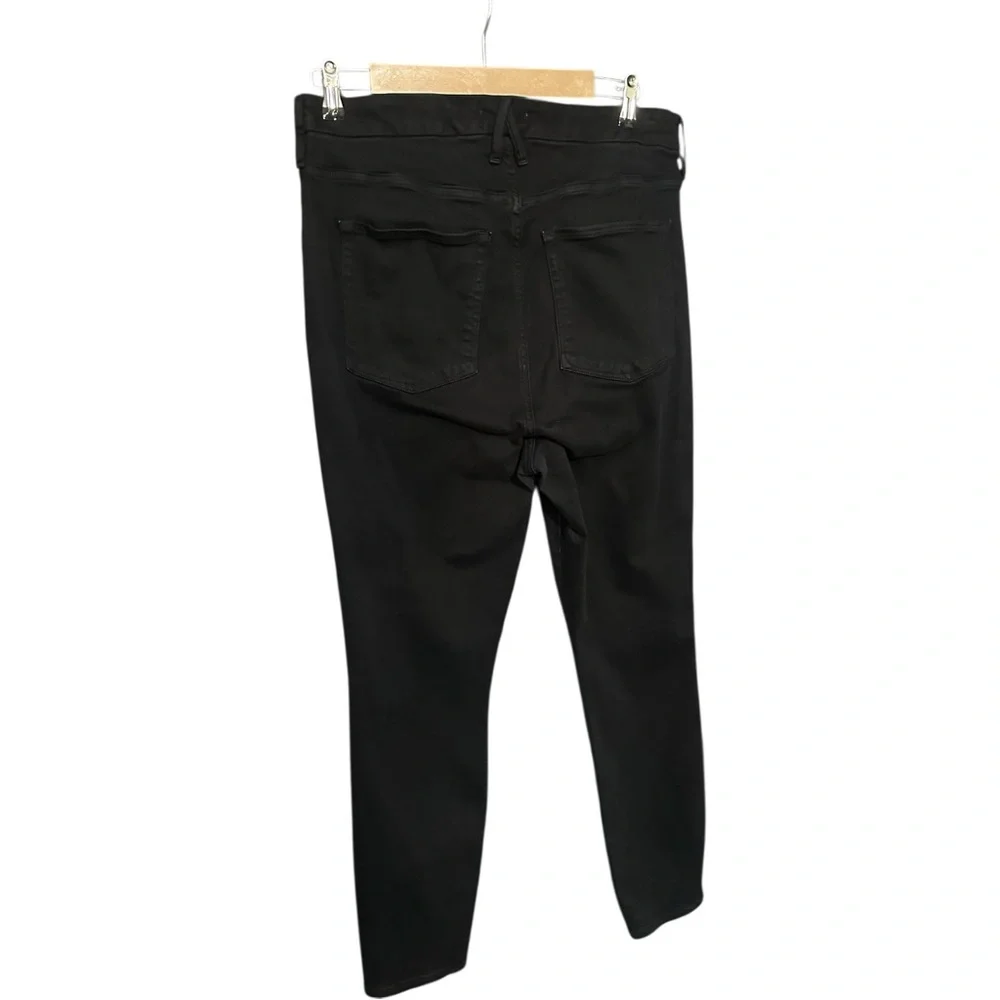 Good American Good Legs High Rise Skinny Jeans Black Size 16